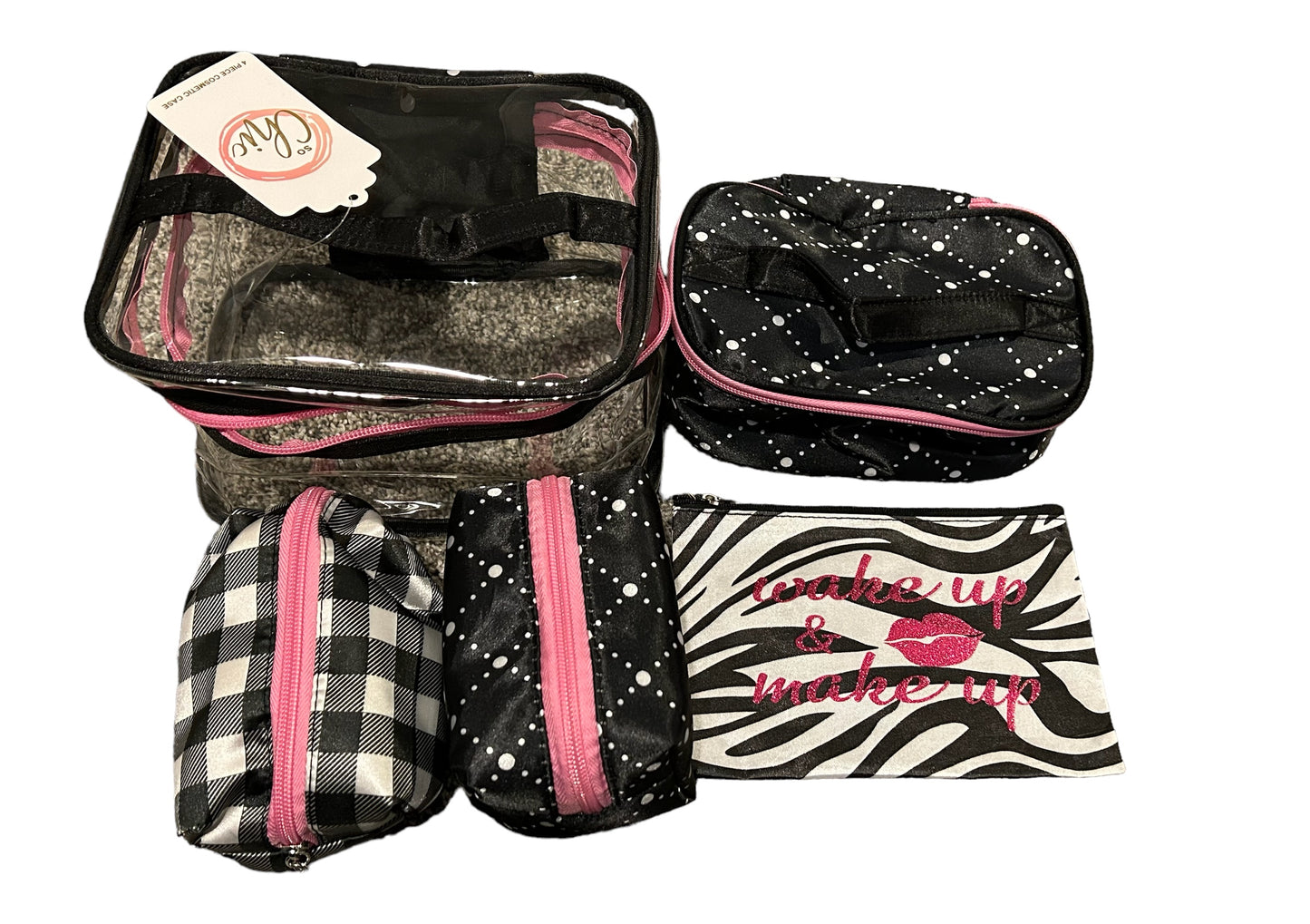 Let’s face it, I miss you! Care package, makeup themed gift set, cosmetic bag, makeup brushes, gift for her, college care package