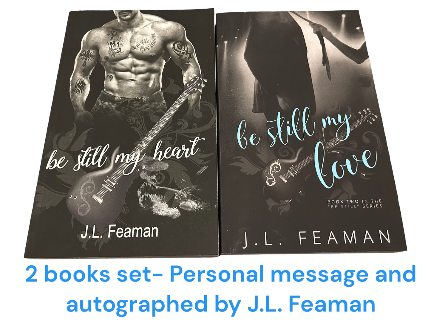 Rockstar romance book box gift set, autographed book set with personalized message from author, rockstar book boyfriend themed gift set, care package dirty book lover, smut