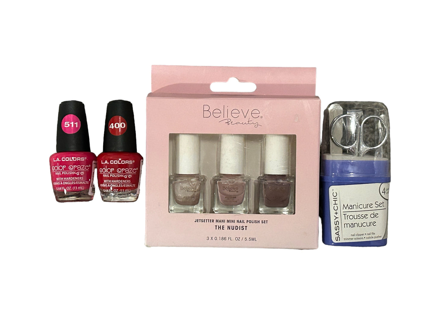 You  Nailed it! Celebratory gift set, care package, nail care, manicure themed box set, gifts for her, college care package,