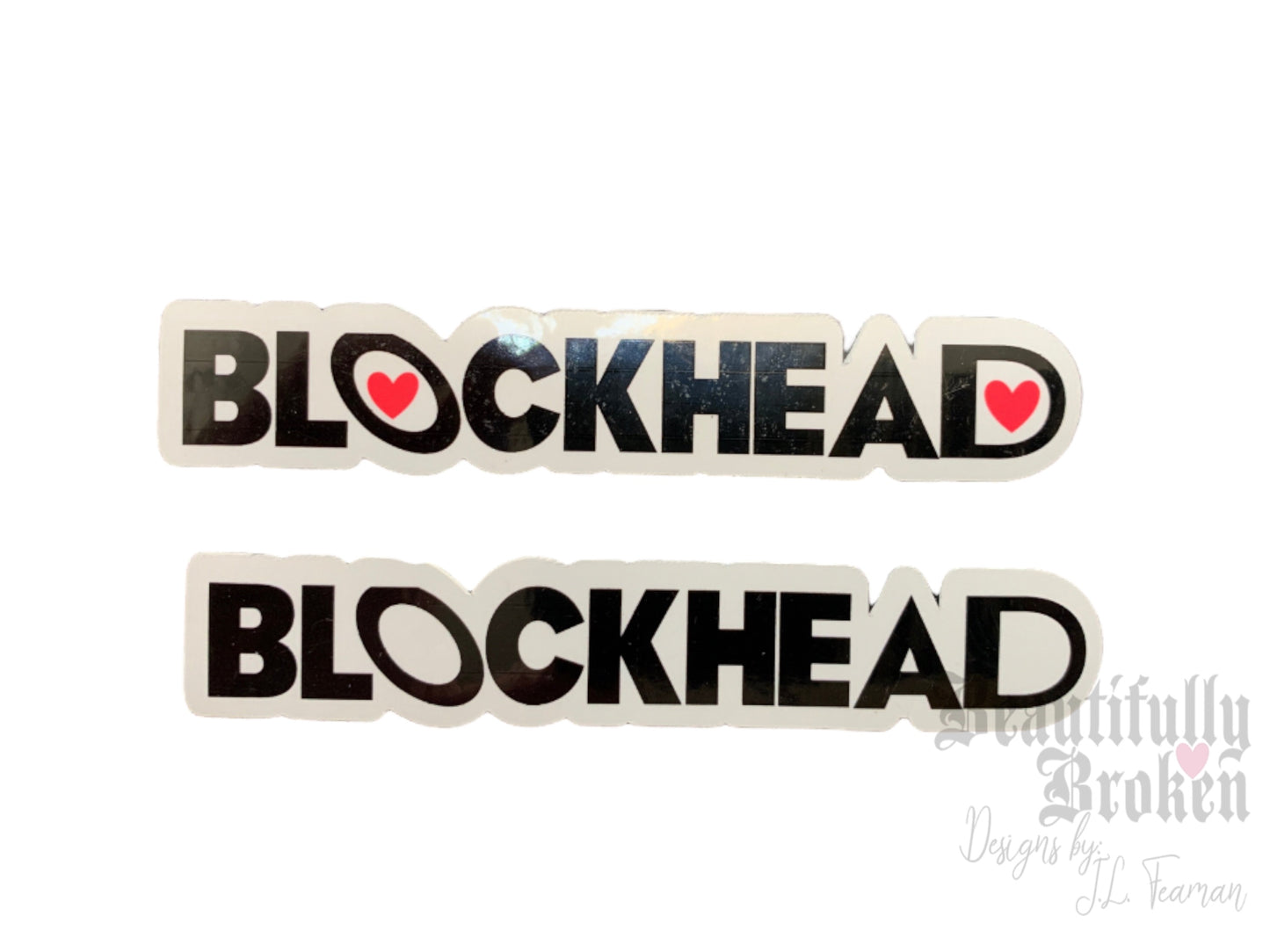 Blockhead vinyl sticker - Perfect for any true New Kids blockhead! 2 styles to pick from