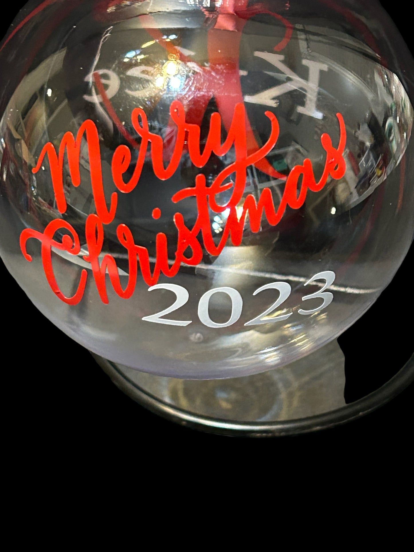 Personalized money ornament- creative way to give cash at Christmas! Money not included