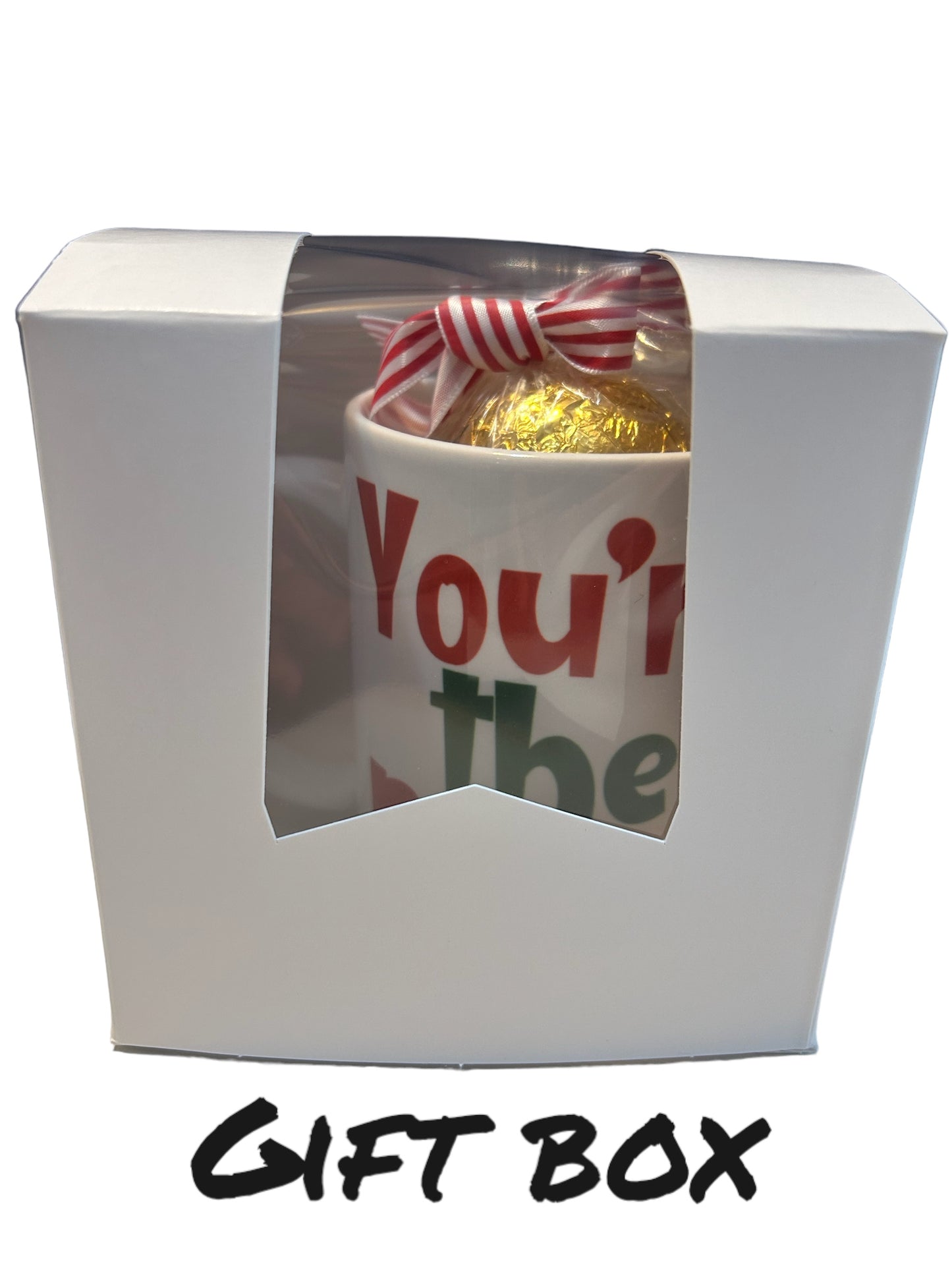 You’re the Bomb mug gift set. 3 flavor bombs to choose from. Choose from mug only or mug with cocoa bomb- Christmas gift