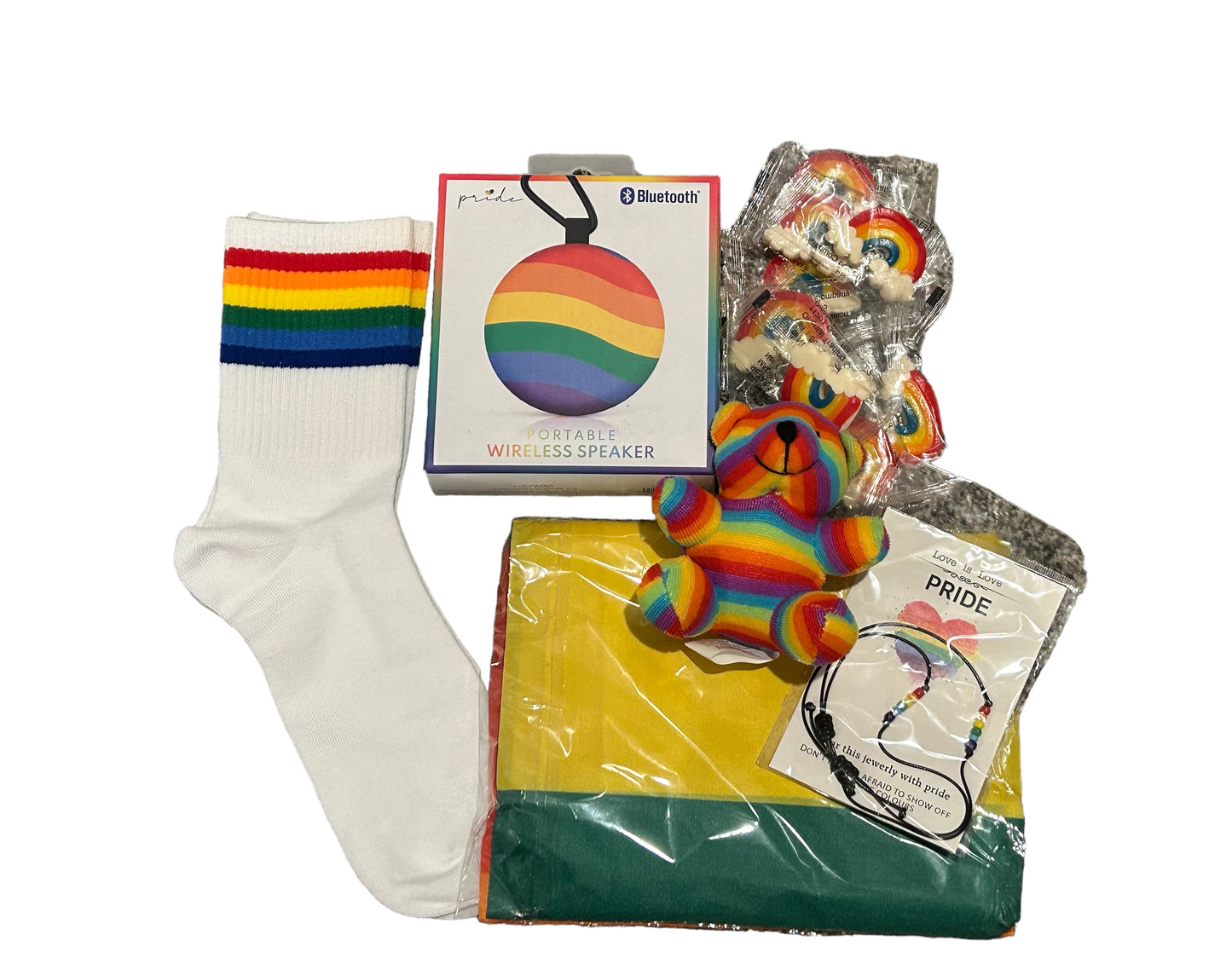 Pride gift set care package, Be “you” tiful, LQBTQ+ gift, rainbow flag