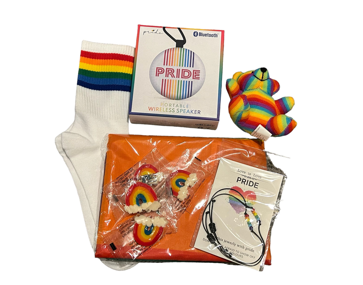 Pride gift set care package, Be “you” tiful, LQBTQ+ gift, rainbow flag