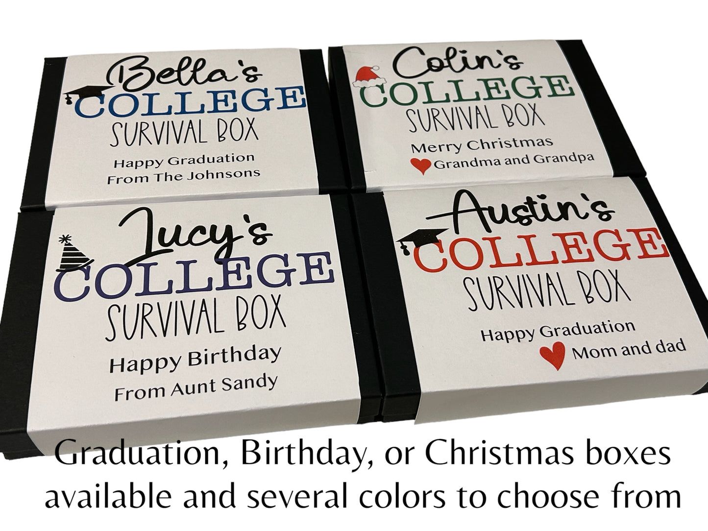 College gift card box, college open when cards, gift card book,    College care package, Christmas gift, graduation gift, birthday gift