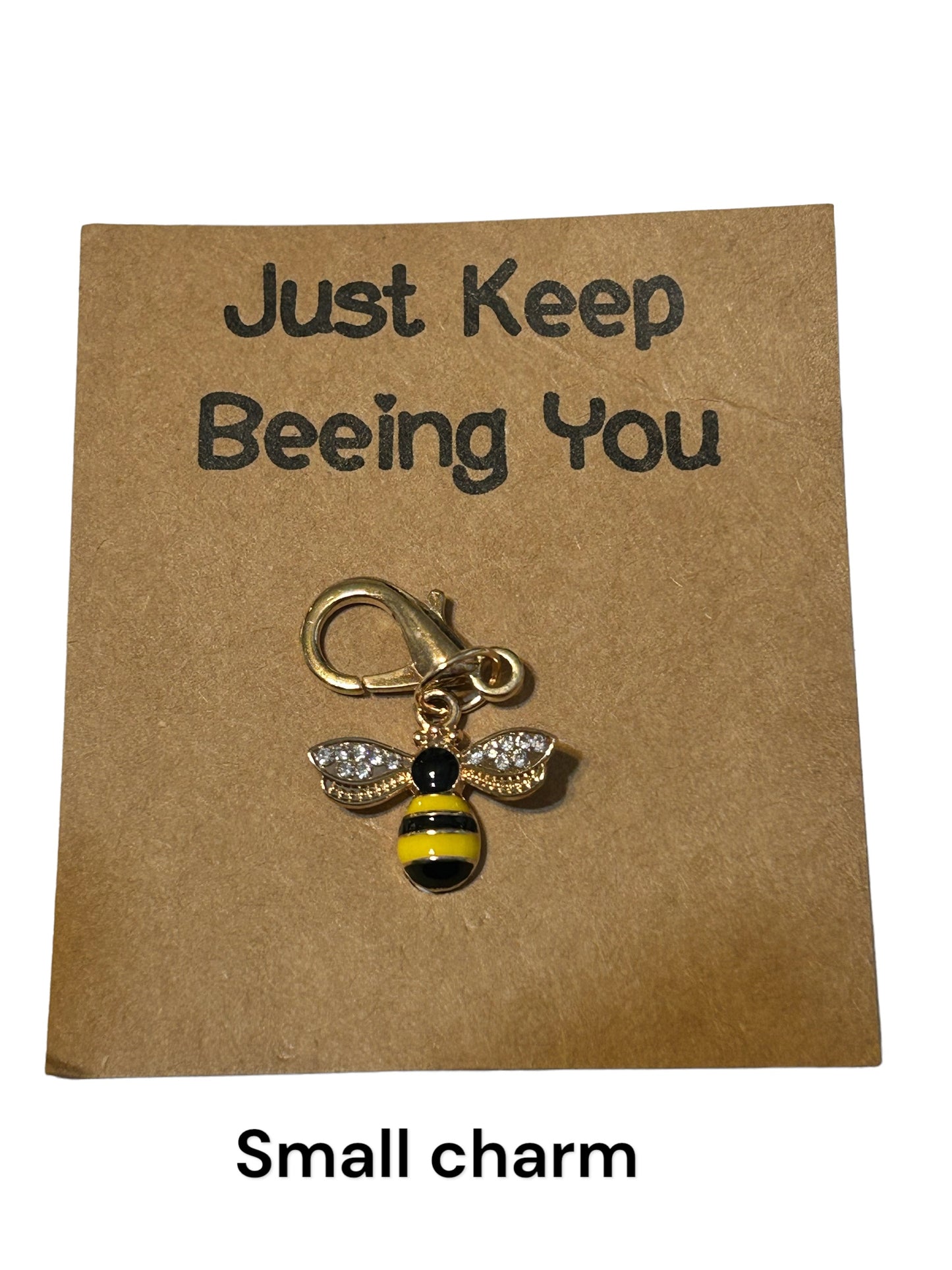 Bumblebee themed gift set, bee college care package, motivational final exam gift set, 4 gift tag messages to choose from, bee socks, bee charm, bee keychain