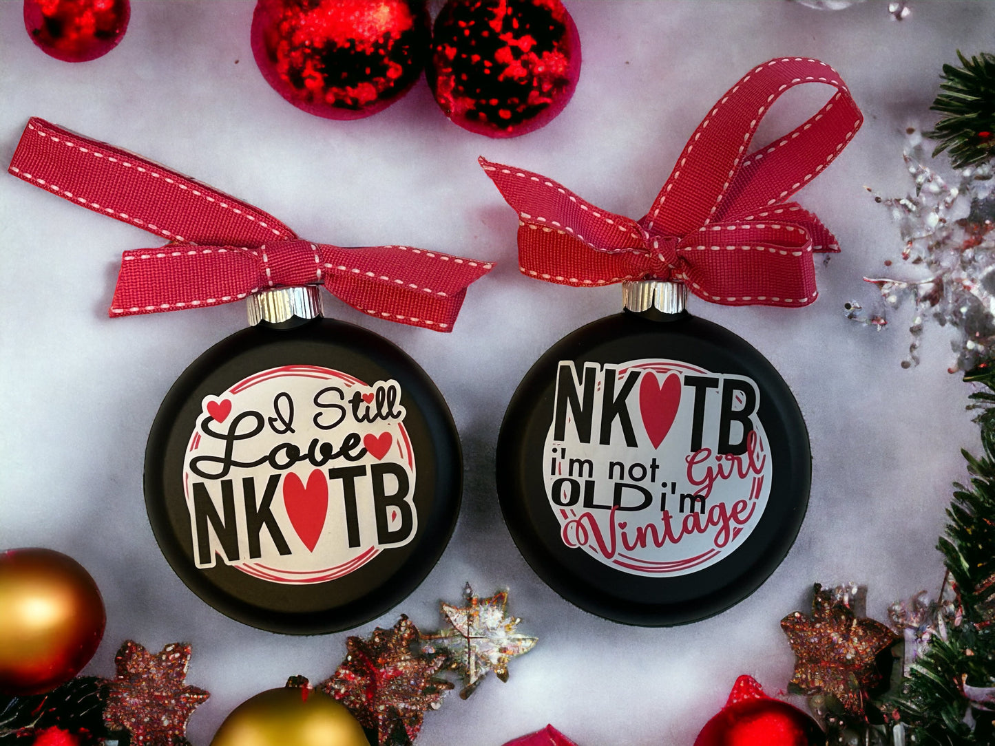 New Kids on the Block inspired Christmas ornaments- several options to choose from!