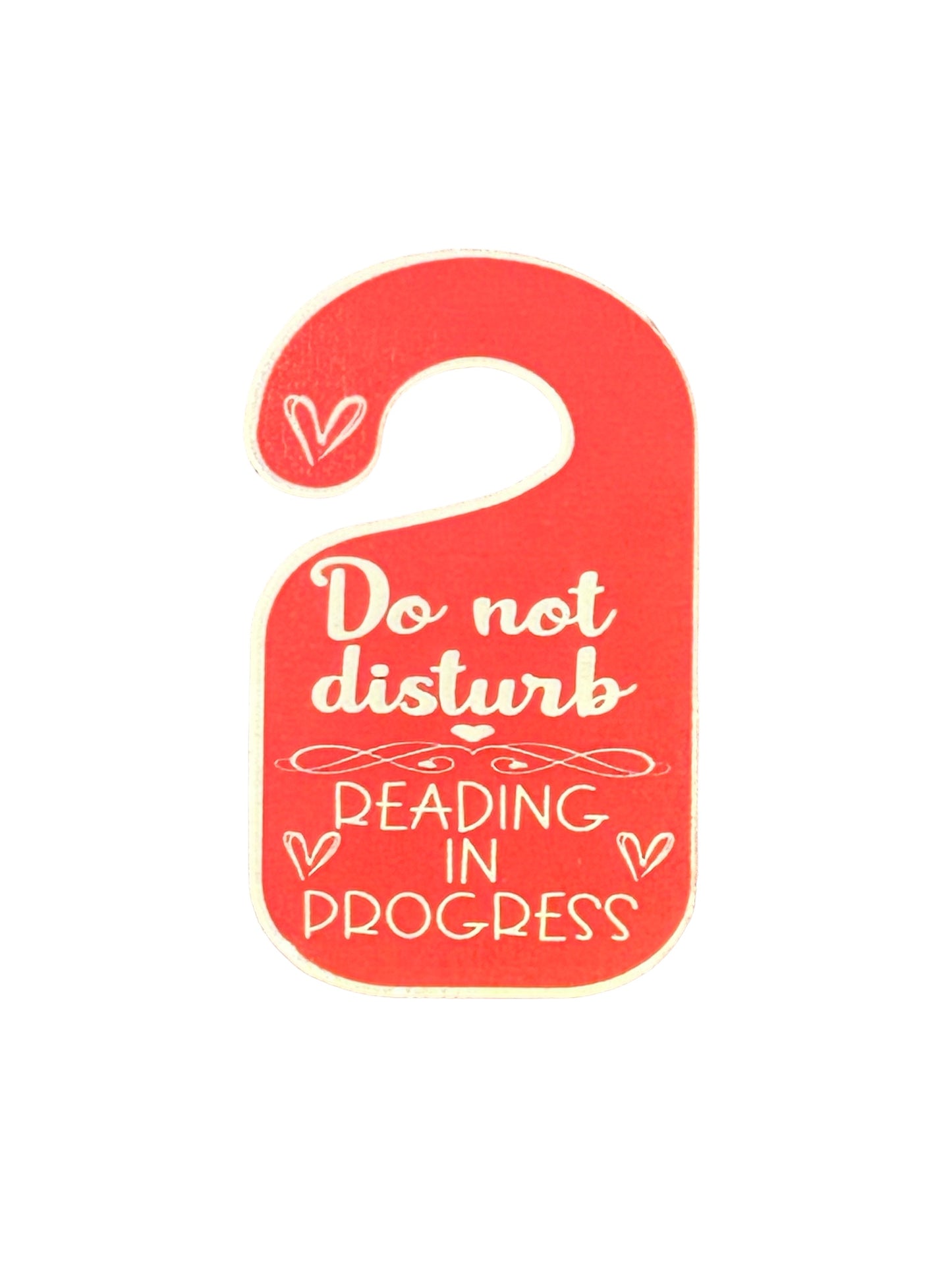 Do not disturb reading in progress vinyl sticker, holographic sticker, book lovers, smut, romance books, book nerd