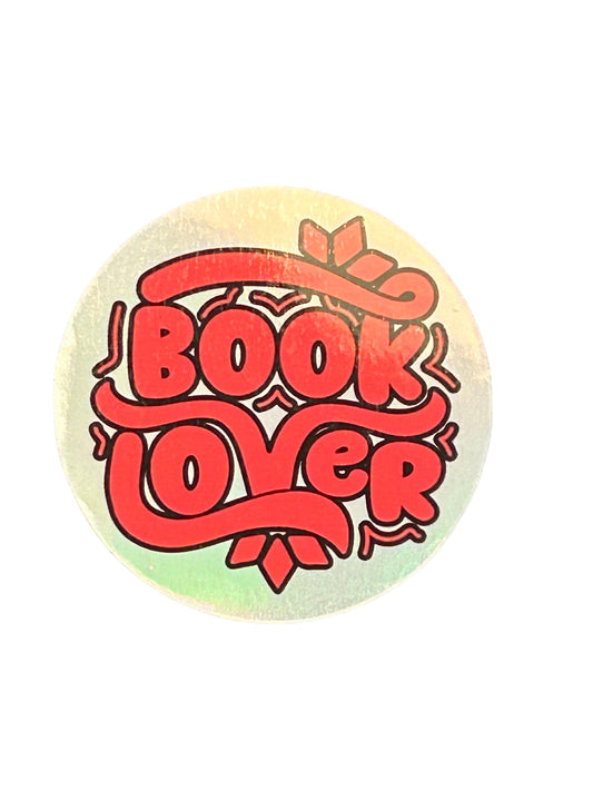 Book lover tribal vinyl sticker, holographic sticker, book lovers, smut, romance books, book nerd