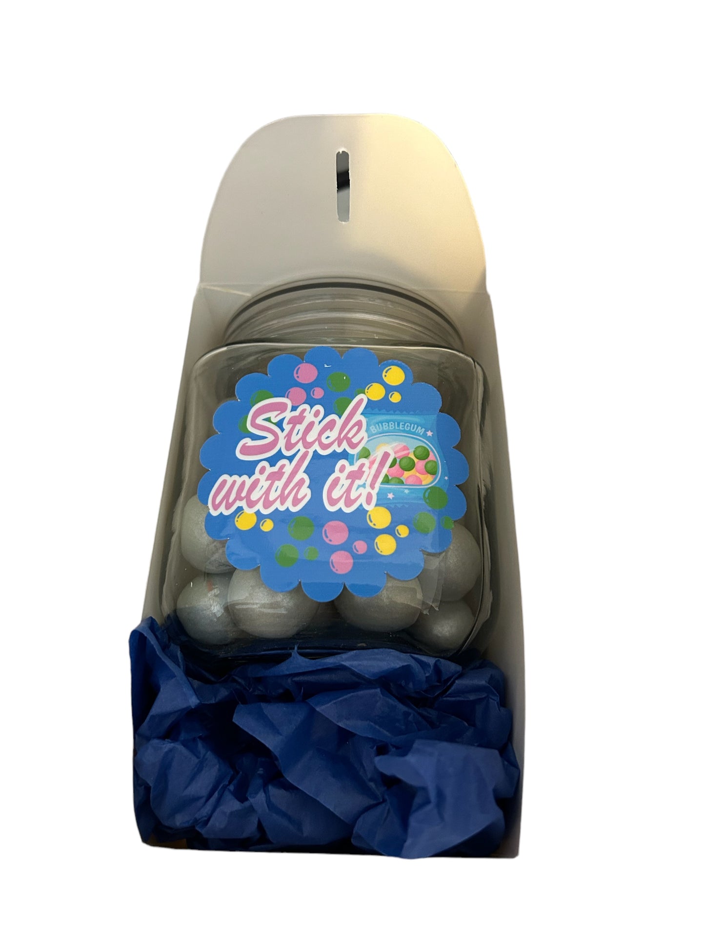 Jumbo Gum Ball gift set care package, collage student, final exam, gift for kids, gift for teens, motivational gift box