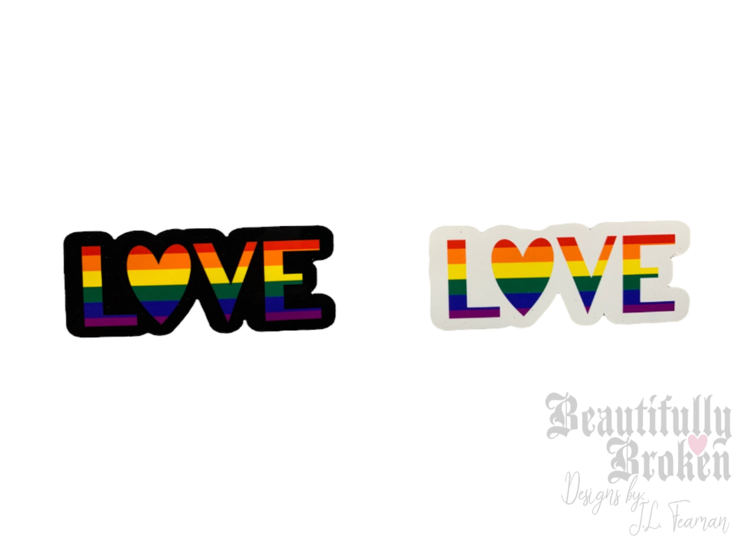 Love Pride vinyl sticker - 2 options to select from