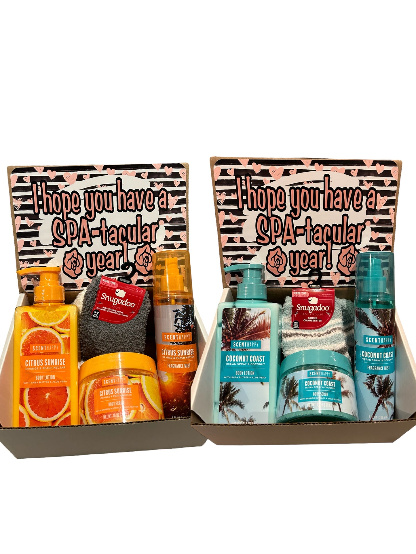 Spa, Relaxing, Box Gift set - I you have a SPA-tacular year! College care package, teacher appreciation, birthday gift, bath and body gift set