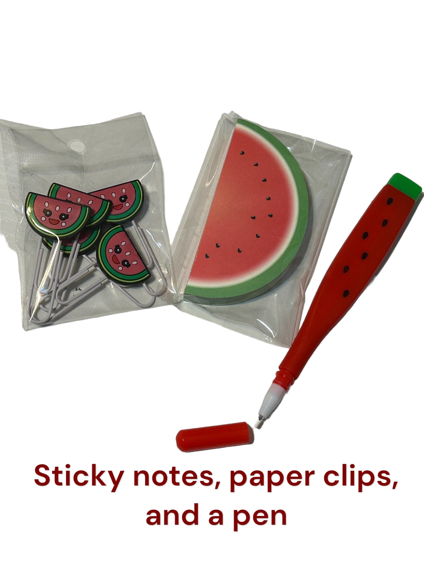 You're one in a melon care package, you're one in a melon motivational gift set, college final exam care package, watermelon themed gift set with socks, tumbler, lip balm, face masks, cosmetic bag, stationary, and more!