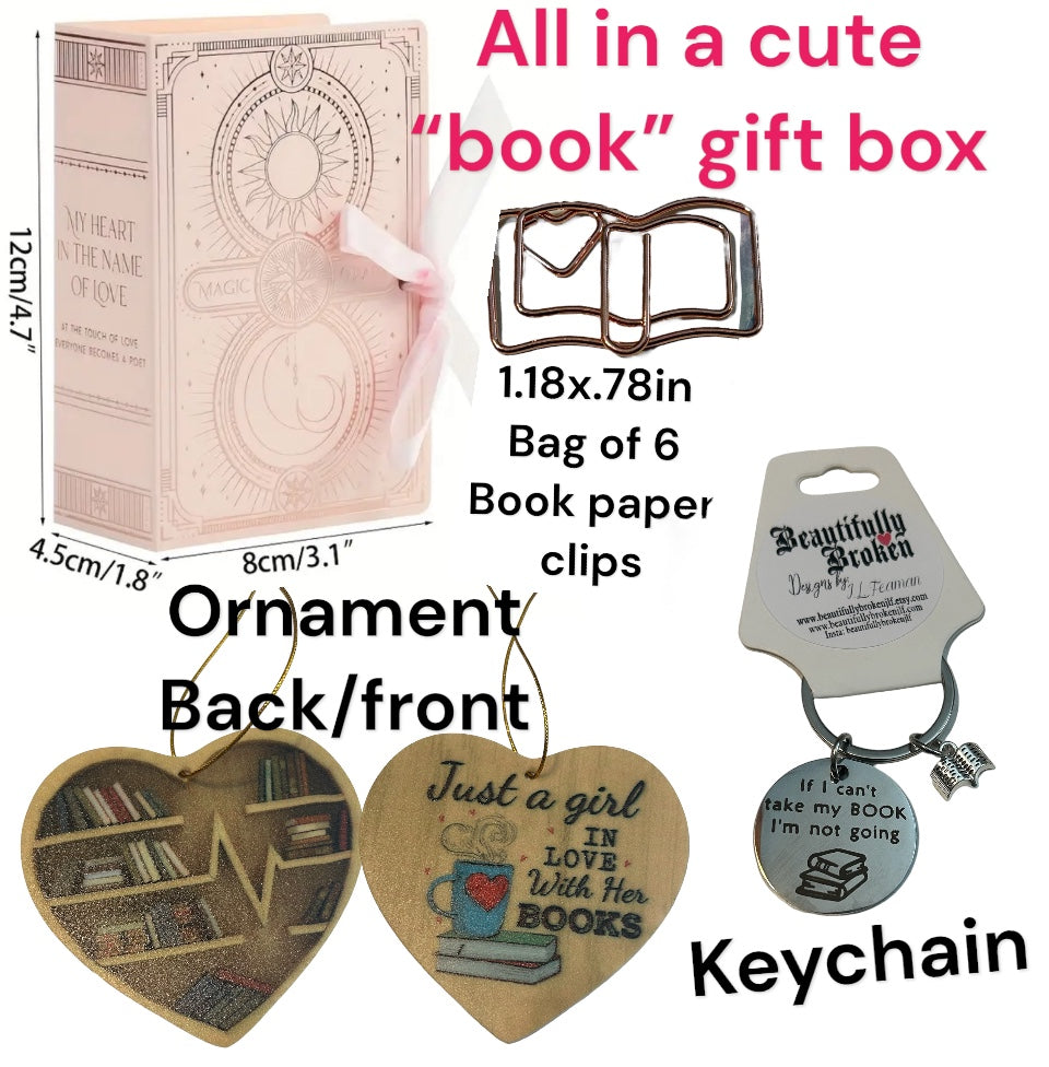 Blind date with a book, book lovers book box, just a girl that loves books care package, mature adults only book box, readers relax and read