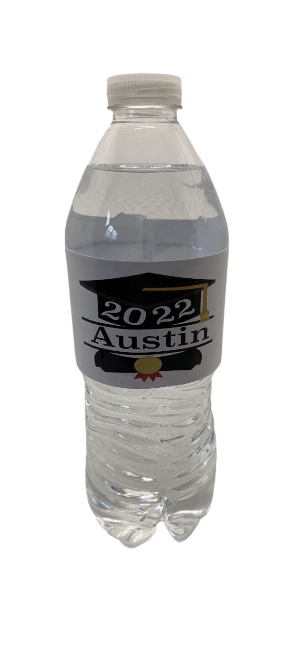 Personalized graduation party water bottle labels - class of 2023/2024