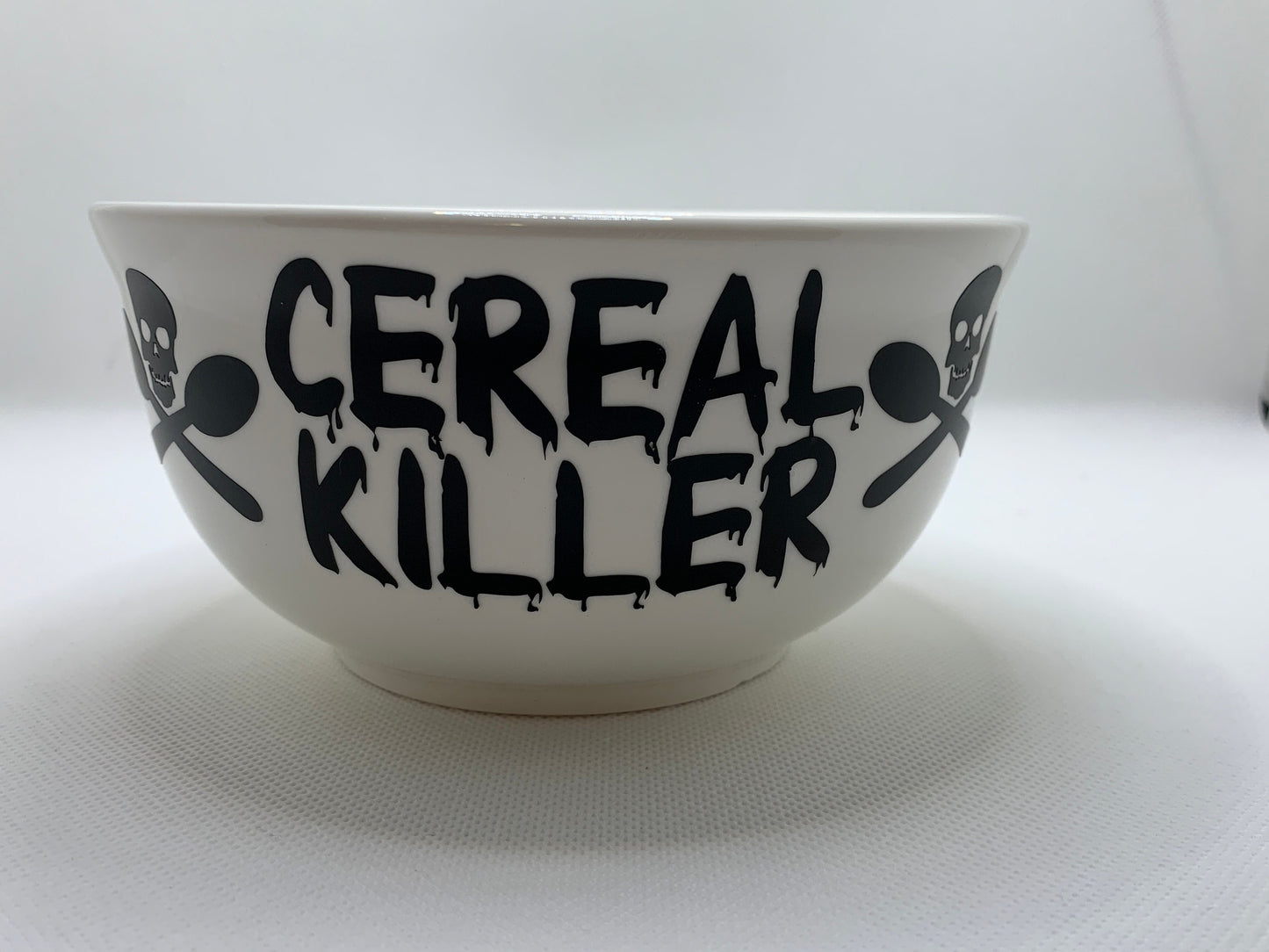 Cereal Killer gift set with bowl, spoon, and cereal! Perfect for Halloween,  horror movie lover or  true crime fan!