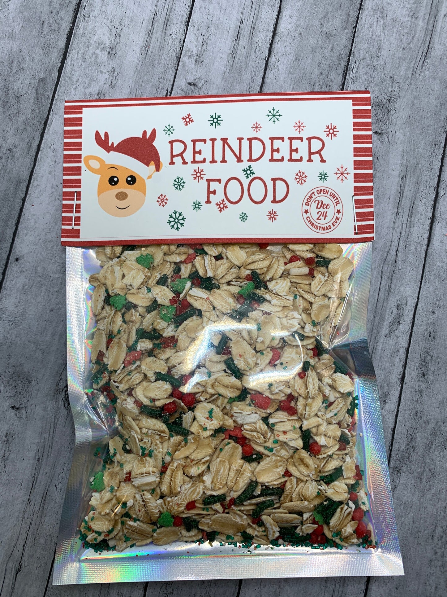 Reindeer Food for Christmas Eve - Perfect to keep the magic going for any child