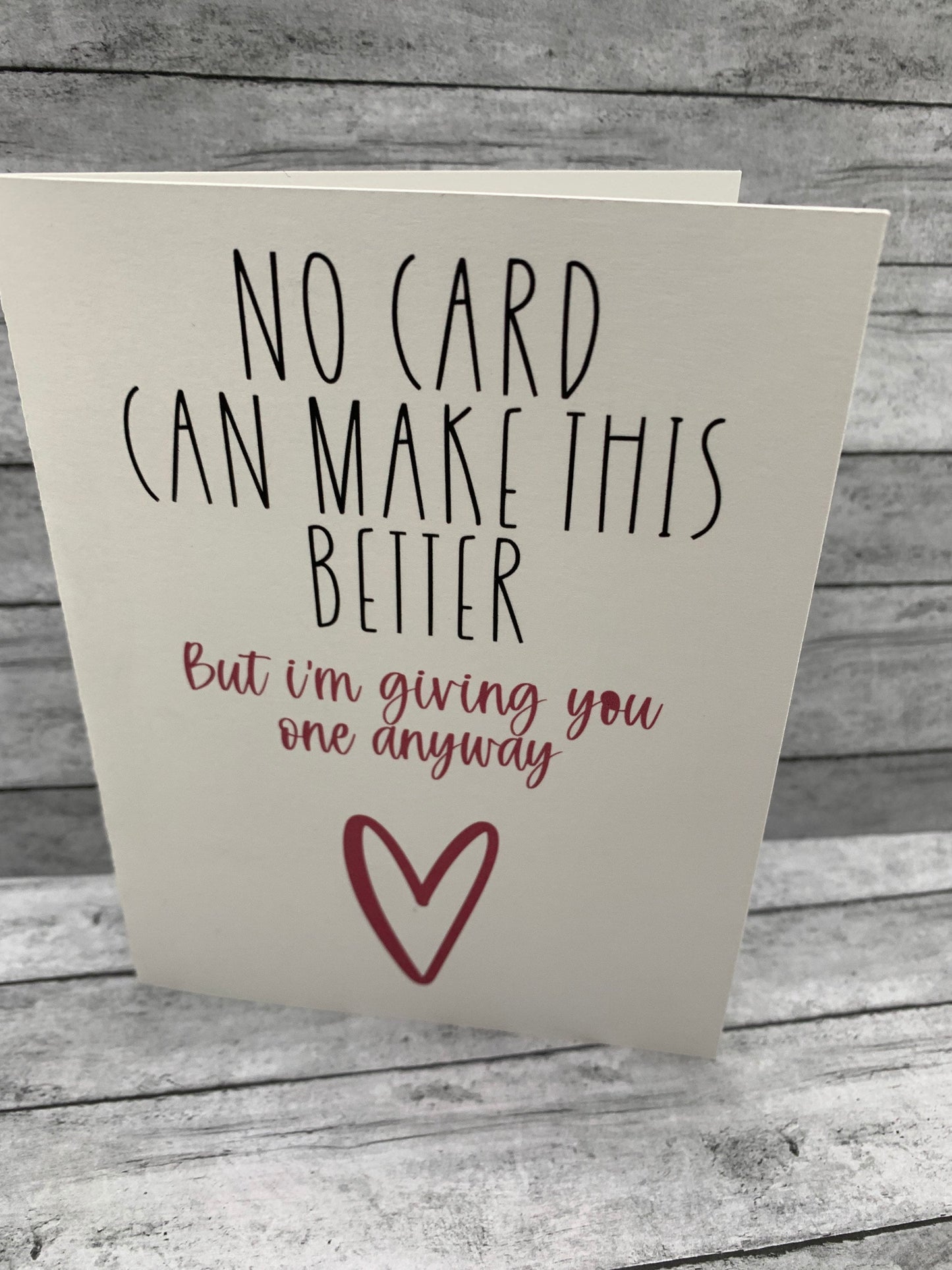 Motivational, uplifting, sympathy card for friend or loved one fighting cancer, illness, loss, or hard times.