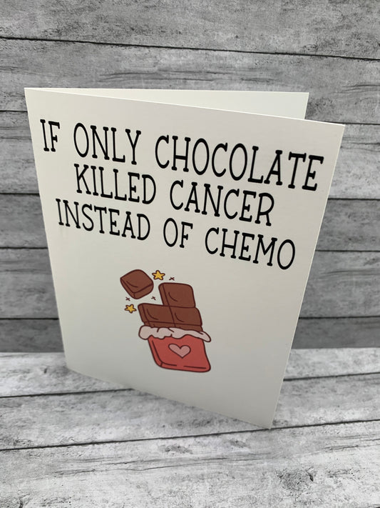 Motivational, uplifting, sympathy card for friend or loved one fighting cancer, going through chemo