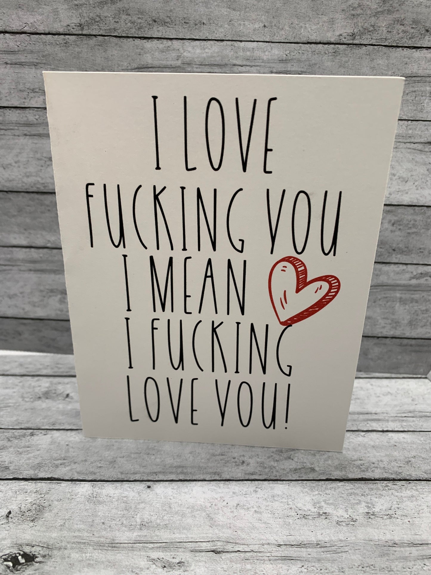 Naughty, Fun, Swear Anniversary/Valentine’s Day/Birthday card for loved one- brutally honest cards for any occasion