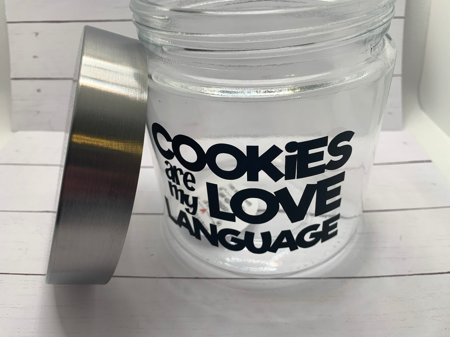 Cookies are my love language- cookie jar, kitchen decor, gift