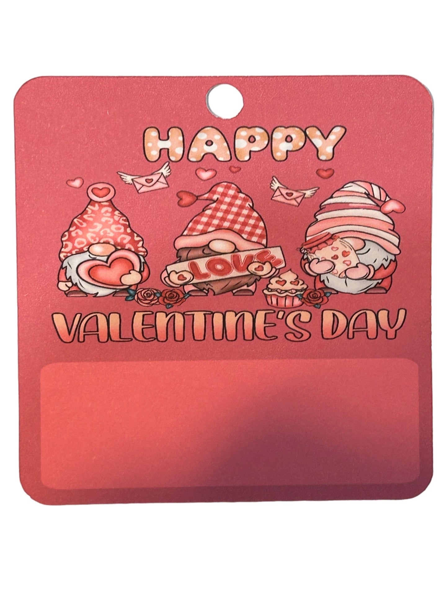 Valentine’s Day mini money cards- Gnome theme, fun/creative money holder Valentine’s Day gift. Money not included. Sold as set of 4